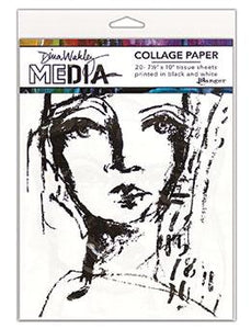 Dina Wakley Media Collage Paper Faces Surfaces Dina Wakley Media 