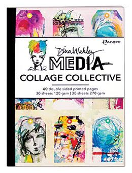 Dina Wakley Collection 2 Media Collage Sparks Ranger mda82231 – Simon Says  Stamp