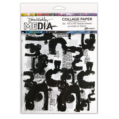 Dina Wakley Media Collage Paper Painted Marks Surfaces Dina Wakley Media 