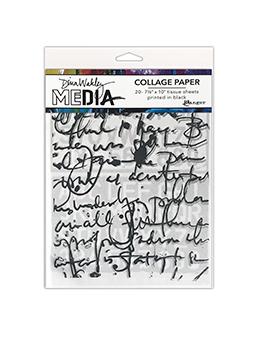 Dina Wakley Media Collage Paper Text Surfaces Dina Wakley Media 