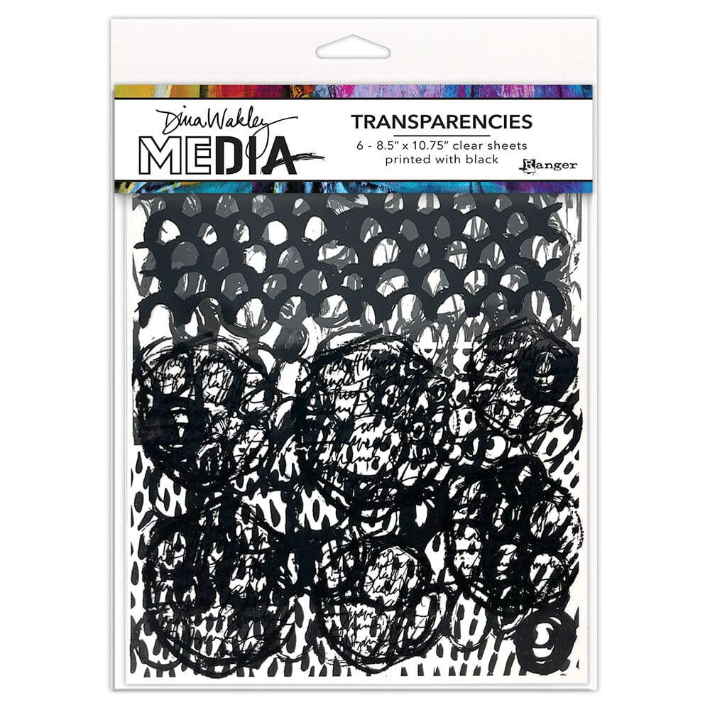Dina Wakley Media Transparencies - Pattern Play Set 1 Surfaces Dina Wakley Media 