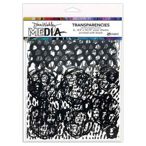 Dina Wakley Media Transparencies - Pattern Play Set 1 Surfaces Dina Wakley Media 