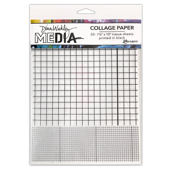 Dina Wakley Media Collage Paper - Grid Surfaces Dina Wakley Media 