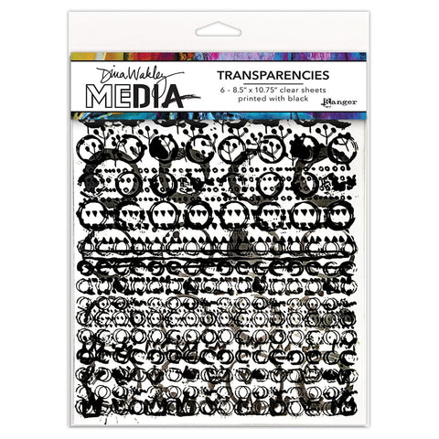 Dina Wakley Media Transparencies - Pattern Play Set 2 Surfaces Dina Wakley Media 