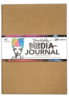 Dina Wakley MEdia Large Kraft Journal Journal Dina Wakley Media 