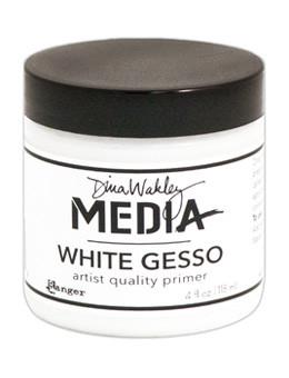 Dina Wakley Media Gesso White, 4oz Gesso Dina Wakley Media 