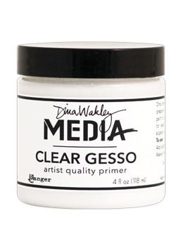 Dina Wakley Media Clear Gesso - 4oz Jar