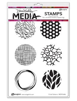Dina Wakley Media Stamps Circle Patterns Stamps Dina Wakley Media 