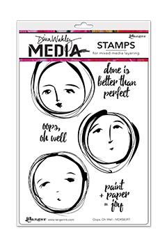 Dina Wakley Media Stamps Oops, Oh Well Stamps Dina Wakley Media 