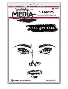 Dina Wakley MEdia Stamp Fierce Stamps Dina Wakley Media 
