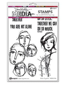 Dina Wakley Media Stamp Better Together Stamps Dina Wakley Media 