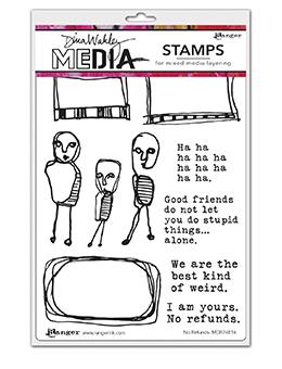 Dina Wakley Media Stamp No Refunds Stamps Dina Wakley Media 