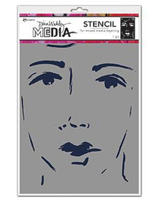Dina Wakley Media Stencils She Sees Stencil Dina Wakley Media 