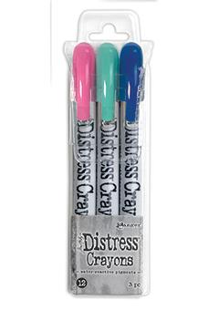 Tim Holtz Distress® Crayons Set 12 Kits Distress 