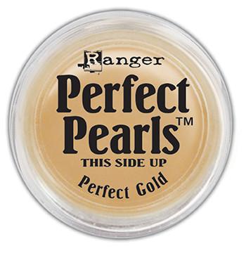 Perfect Pearls™ Pigment Powder Perfect Gold, .25oz. Pigment Powders Ranger Brand 