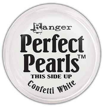 Perfect Pearls™ Pigment Powder Confetti White, .25oz. Pigment Powders Ranger Brand 