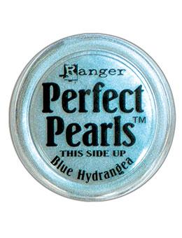 Perfect Pearls™ Pigment Powder Blue Hydrangea, .25oz. Powders Ranger Ink 