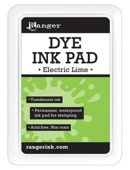 Ranger Dye Ink Pad Electric Lime Dye Ink Pad Ranger Brand 