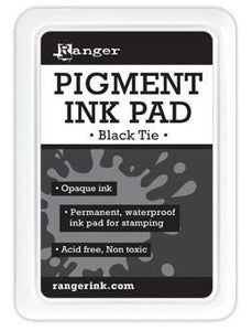 Ranger Pigment Ink Pad Black Tie Pigment Ink Pad Ranger Brand 