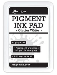 Ranger Pigment Ink Pad Glacier White Pigment Ink Pad Ranger Brand 