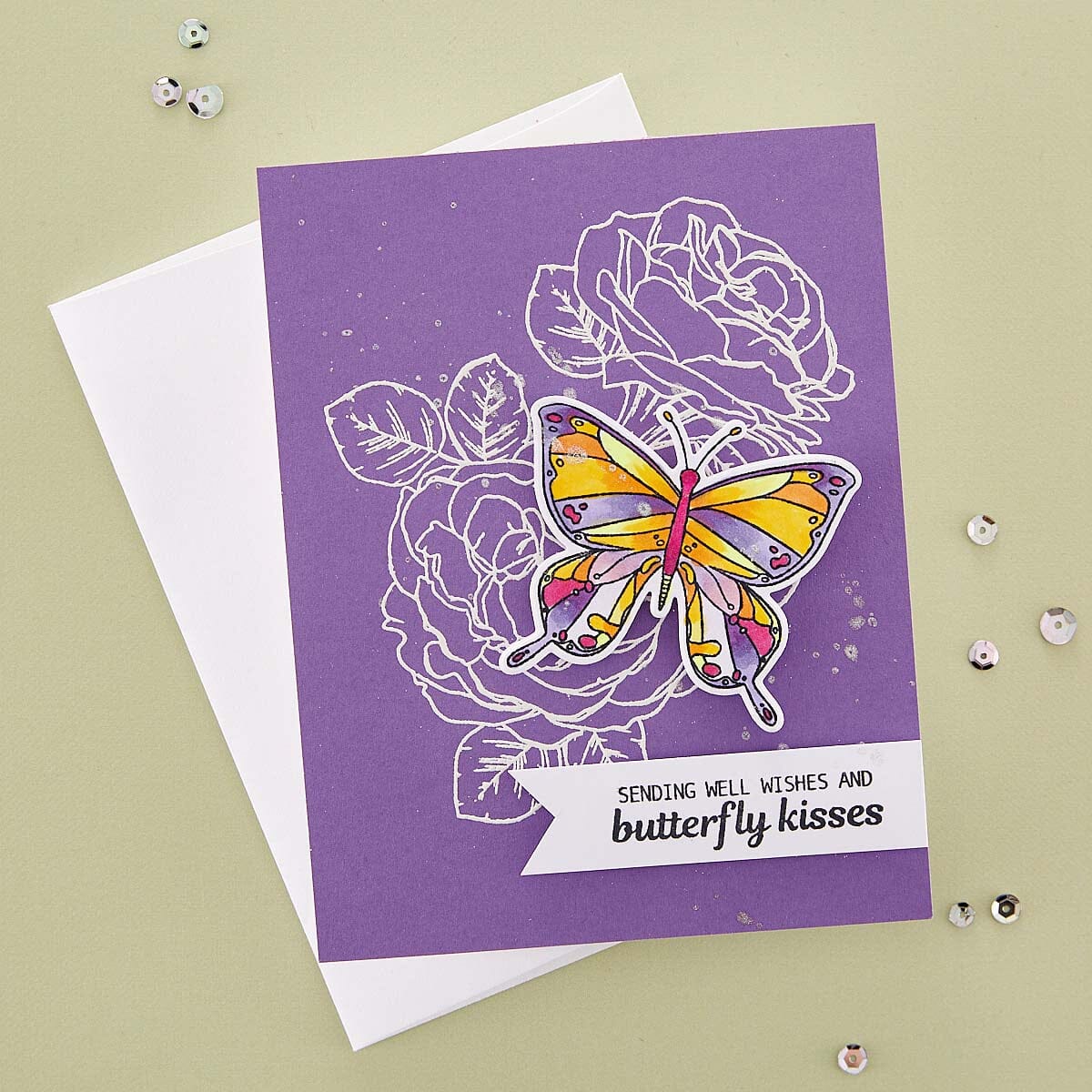 Simon Hurley create. Spellbinders Butterfly Kisses Die Cutting Dies Simon Hurley 