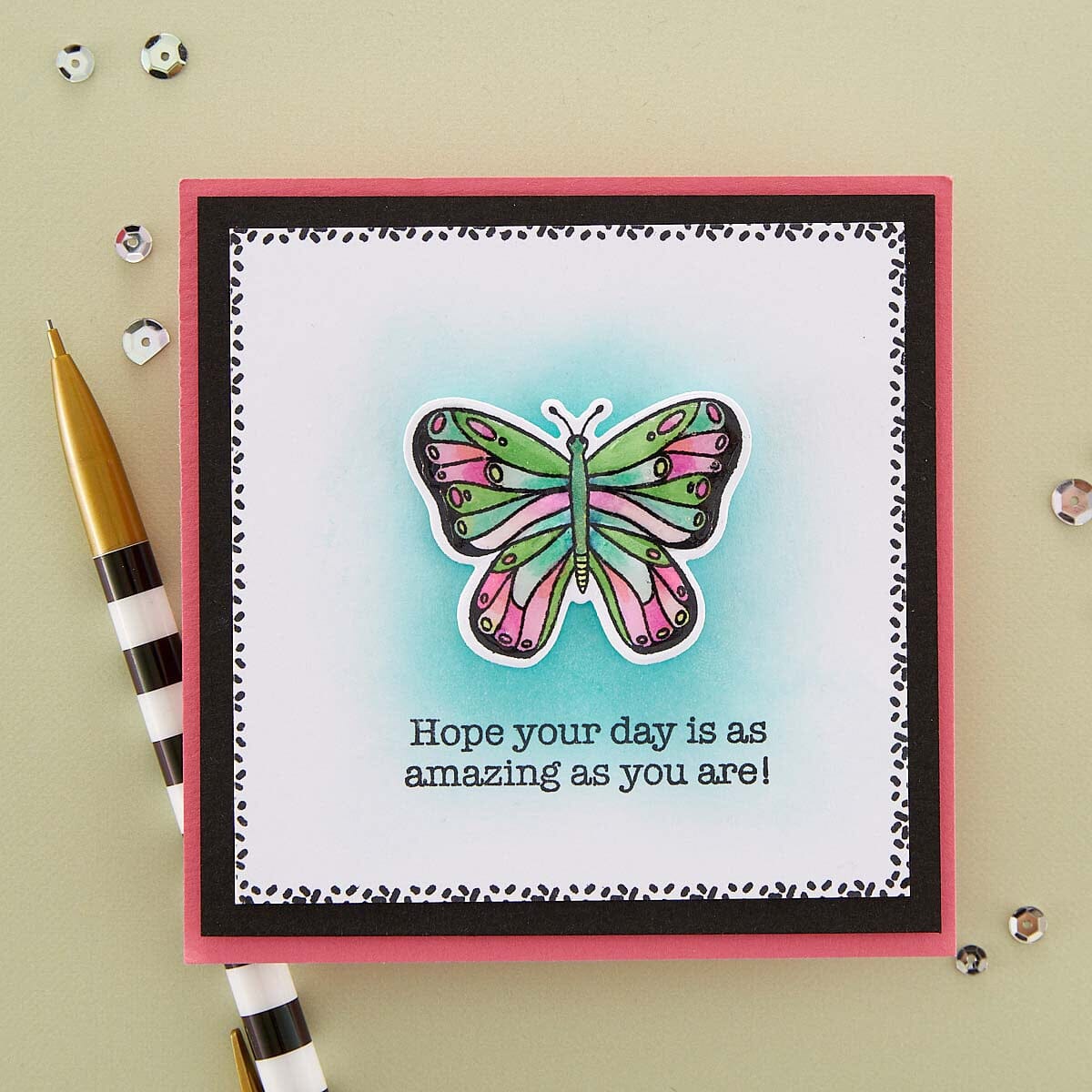 Simon Hurley create. Spellbinders Butterfly Kisses Die Cutting Dies Simon Hurley 