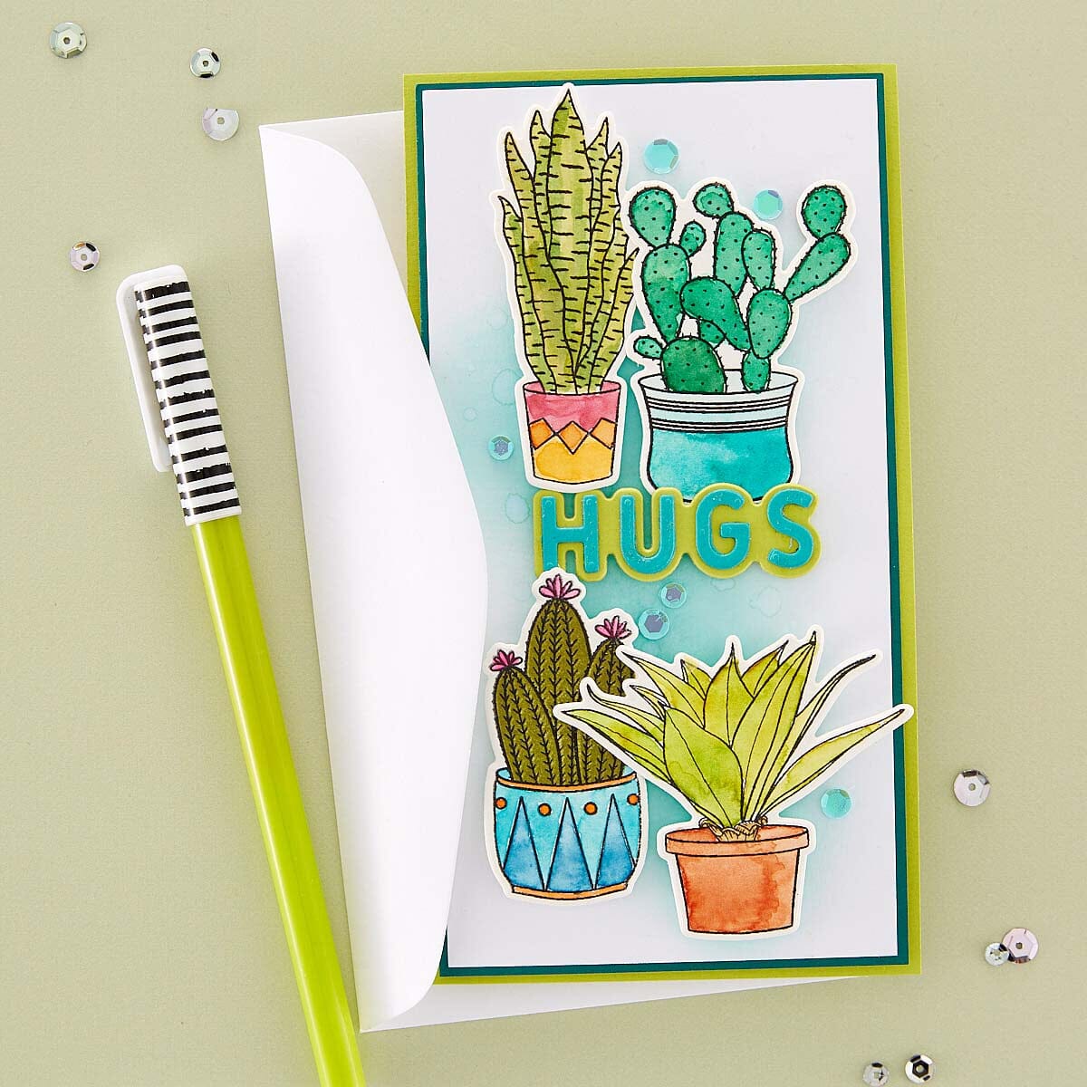 Simon Hurley create. Spellbinders Succulents Die Cutting Dies Simon Hurley 