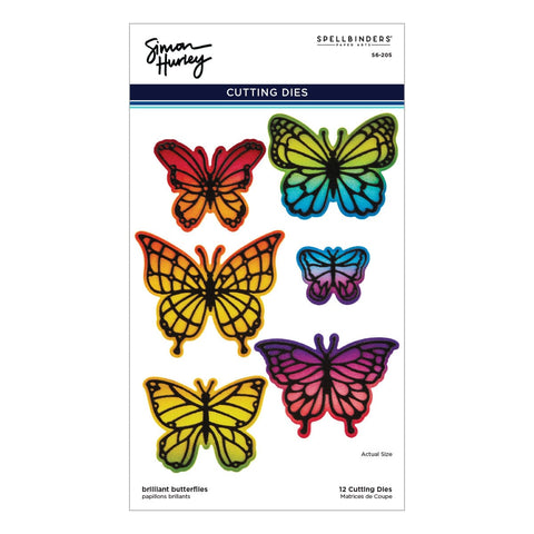 Simon Hurley create. Spellbinders Brilliant Butterflies Die Cutting Dies Simon Hurley 