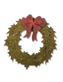 Tim Holtz® Alterations by Sizzix - Dies with Texture Fades - Layered Holiday Wreath Sizzix Tim Holtz Other 