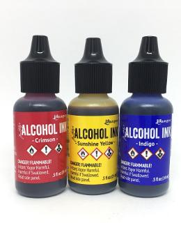 Alcohol Ink Alloys Complete Metallic Set | Ranger Tim Holtz Brand | Colors  Include Gilded, Mined, Foundry, Statue, Sterling | 10 Pixiss Alcohol Ink