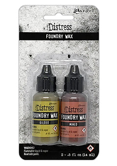 Tim Holtz Distress® foundry Wax Kit #1 Gilded/Mined Adhesives & Mediums Distress 