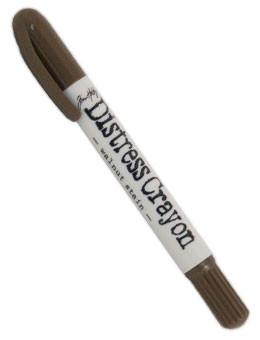 Tim Holtz Distress® Crayon Walnut Stain Crayons Tim Holtz 