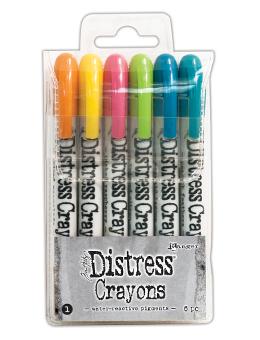 Tim Holtz Distress® Crayons Set 1