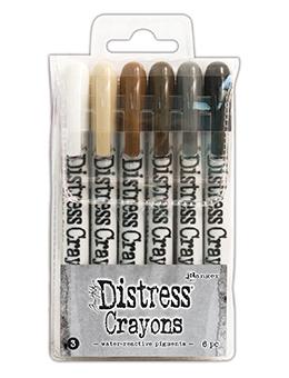 Tim Holtz Distress 2022 Pearlescent Crayons: Holiday Set #3 and #4 & D —  CHIMIYA