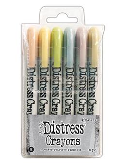 Tim Holtz Distress® Crayons Set 8 Kits Distress 