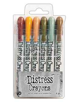 Tim Holtz Bundle of 60 Distress Crayons, All 10 Sets: Set 1, 2, 3, 4, 5, 6,  7