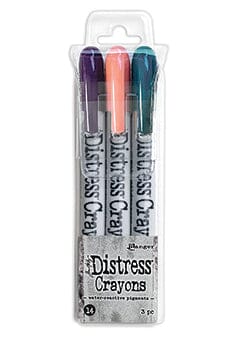 Tim Holtz Distress Crayon Tin - 34 Pieces