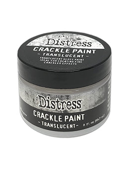 Tim Holtz Distress® Crackle Paint Translucent, 3oz Adhesives & Mediums Distress 