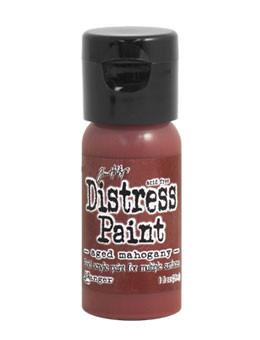 Tim Holtz Distress® Flip Top Paint Aged Mahogany, 1oz Paint Tim Holtz 