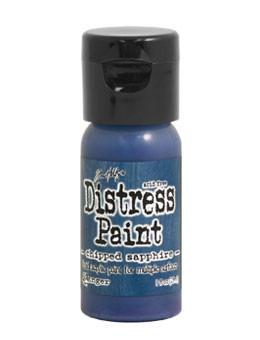 Tim Holtz Distress® Flip Top Paint Chipped Sapphire, 1oz Paint Tim Holtz 