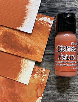 Tim Holtz Distress® Flip Top Paint Crackling Campfire 1oz Paint Distress 