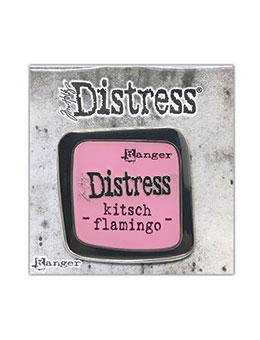 Tim Holtz Distress® Kitsch Flamingo Enamel Pin Pin Distress 