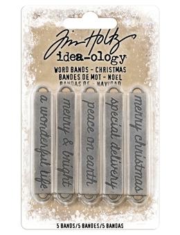 Tim Holtz® Idea-ology Word Bands, Christmas Findings Tim Holtz Other 