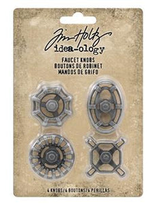 Tim Holtz® Idea-ology FAUCET KNOBS Findings Tim Holtz Other 