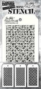 Tim Holtz® Stampers Anonymous - Mini Layering Stencils - Set #52 Stencil Tim Holtz Other 