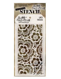 Tim Holtz® Stampers Anonymous - Layering Stencils - Lace Stencil Tim Holtz Other 