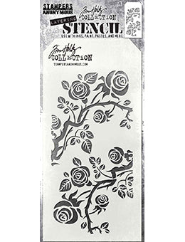 Stampers Anonymous Layering Stencil Thorned Tim Holtz Other 