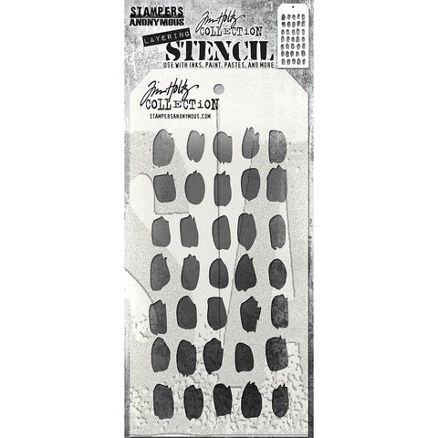 Stampers Anonymous Layering Stencil Brush Mark Tim Holtz Other 