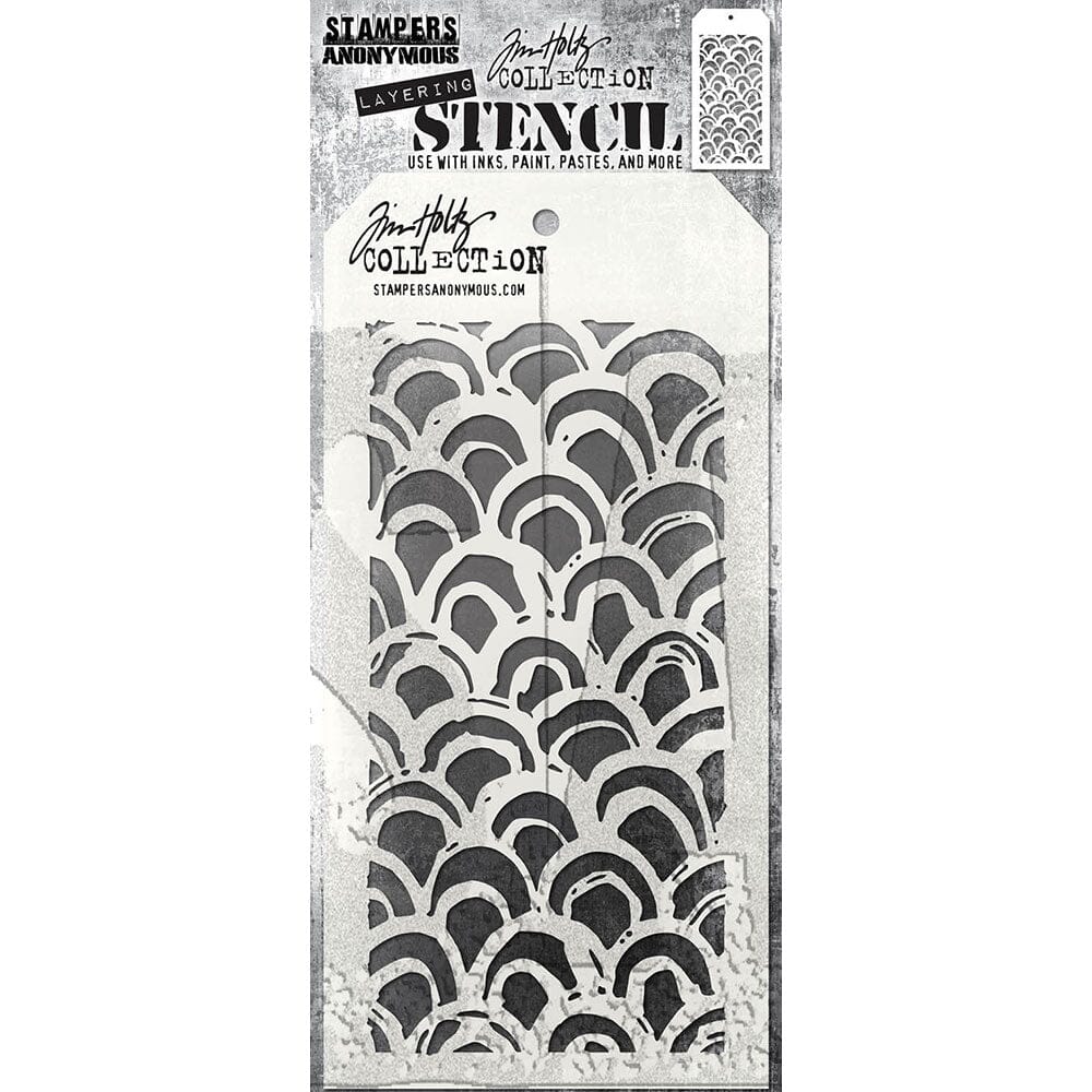 Stampers Anonymous Layering Stencil Brush Arch Tim Holtz Other 
