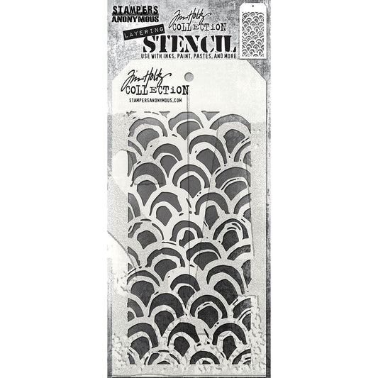 Stampers Anonymous Layering Stencil Brush Arch Tim Holtz Other 